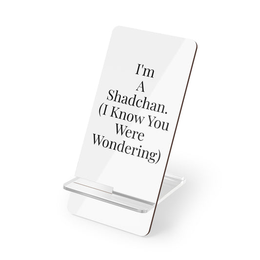 I’m A Shadchan Phone Stand